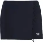 PRADA Scarf style Cashmere Miniskirt