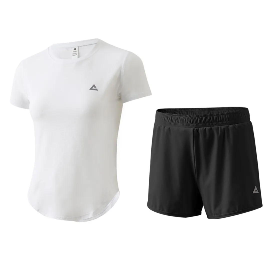 PEAK Fitness Sets Women's Crew Neck Moderate