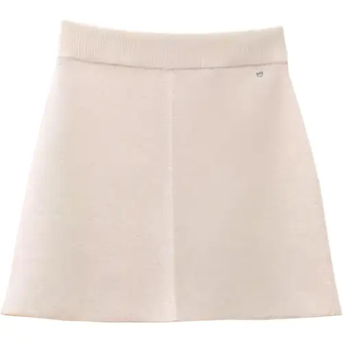 HERMES Casual Short Skirts Women's White Moderate Short Other