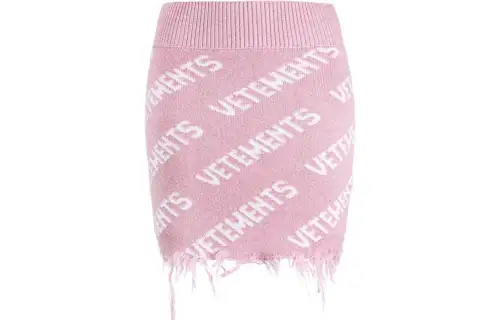 Vetements Casual Short Skirts Women's Pink Moderate Short Other