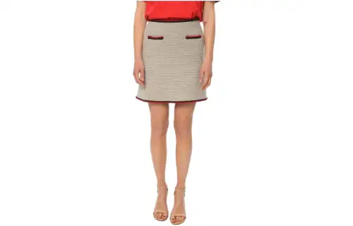 MIU MIU Casual Short Skirts Women's Beige