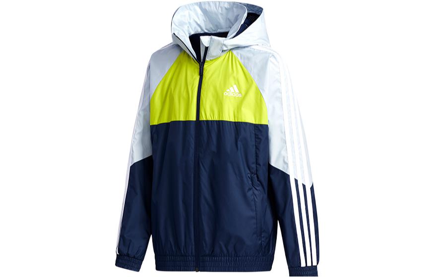 Мужская куртка adidas (желто-зеленая)