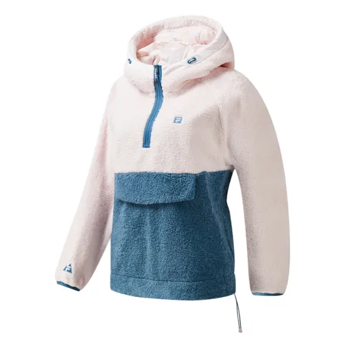 FILA Velvet feel Coat Women's Aniline Powder