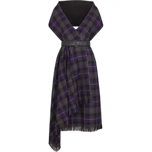 DIOR Mid Length Belted Dress