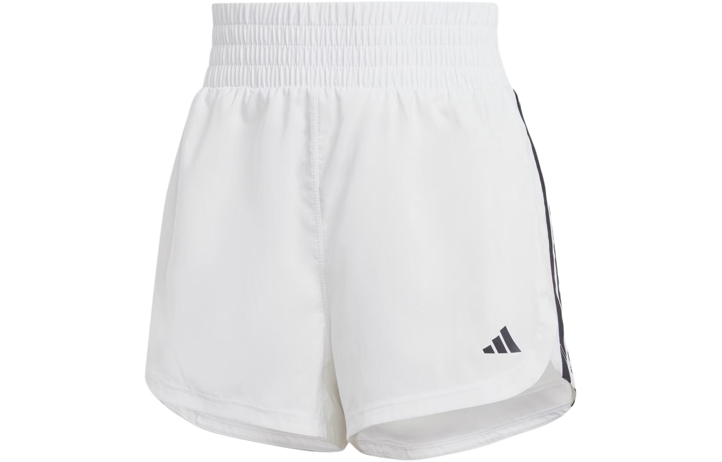 Adidas Free Shipping With AdiClub Pacer Training 3 Stripes Woven High Rise Shorts