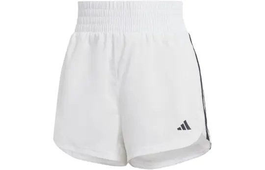 Adidas Free Shipping With AdiClub Pacer Training 3 Stripes Woven High Rise Shorts
