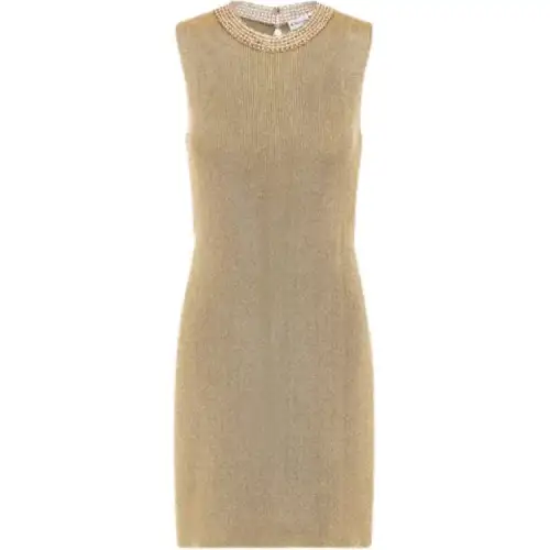 DIOR Sleeveless Dress Women's Beige