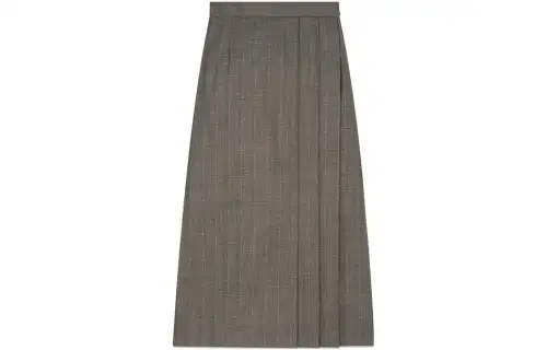 GUCCI Casual Long Skirt Women's Gray