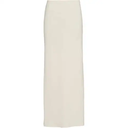 PRADA SS23 Casual Long Skirt Women's Ivory White