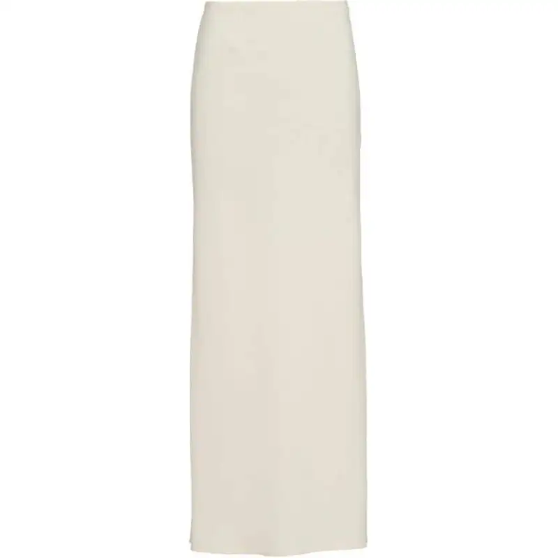 PRADA SS23 Casual Long Skirt Women's Ivory White