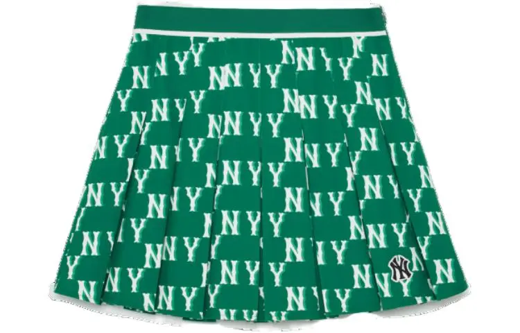 MLB New York Yankees Casual Short Skirts Women's Green
