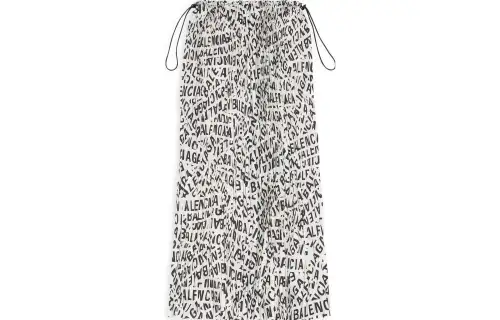 【Best of: PromotionsPrevious Season】drawstring-waist logo-print skirt