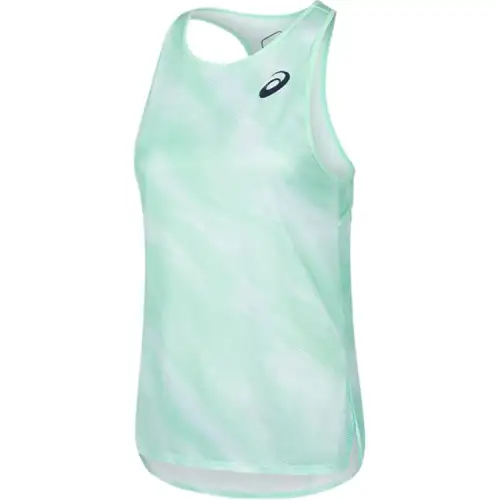 Asics Sport Vests Women's Light Green Print