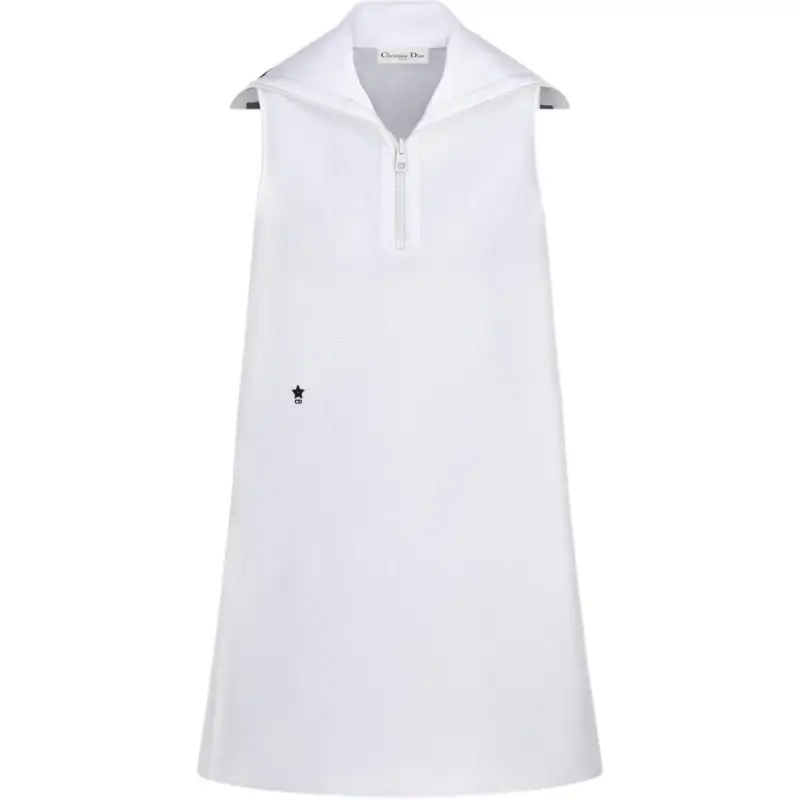 DIOR Sleeveless Dress Women's White