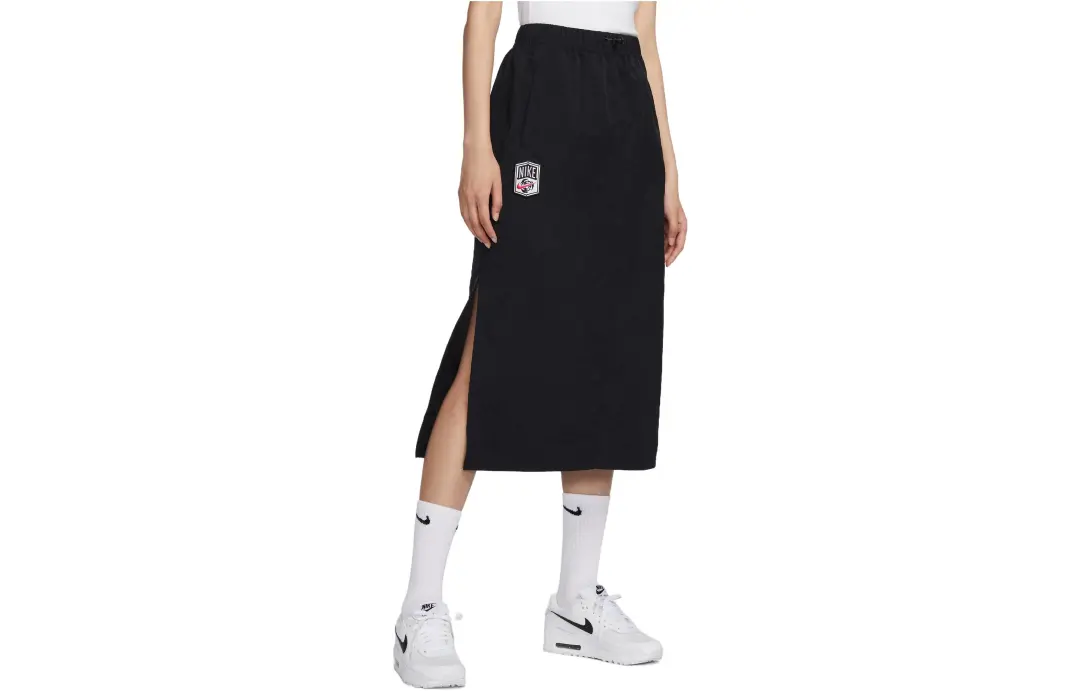 Nike Women'ss Woven High Waist Skirt Black