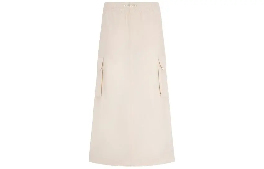 Tommy Hilfiger Casual Long Skirt Women's Ecru