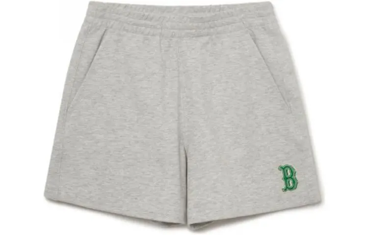 MLB Sports Shorts Women's Light Heather Gray Moderate Knitted Shorts