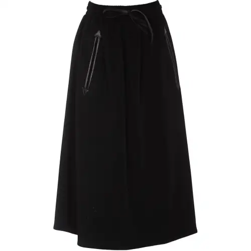 GUCCI Casual Long Skirts Women's Black Moderate Mid Length Other