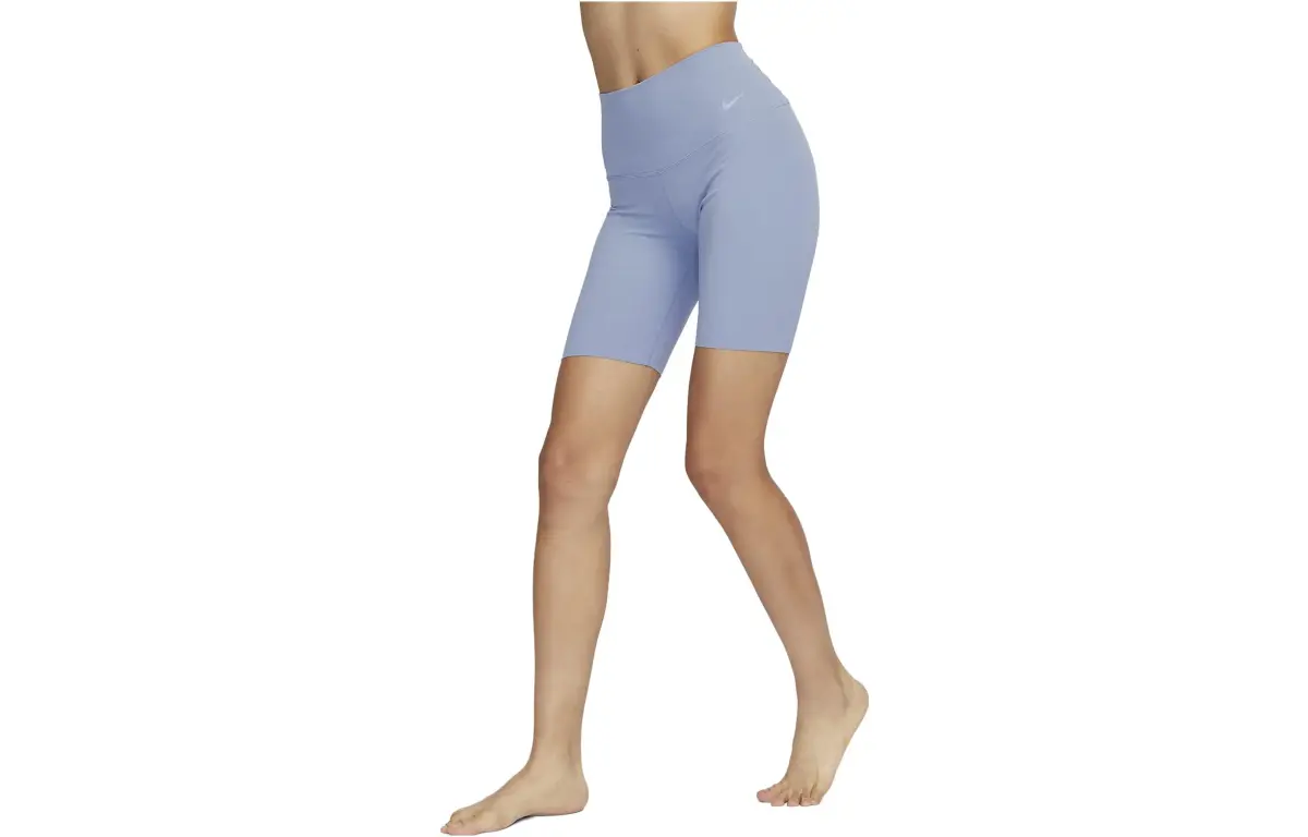 Nike Sports Shorts Women's Gray Slate Blue Moderate Tight Pants