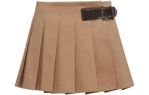 PRADA SS23 Casual Short Skirts Women's Khaki