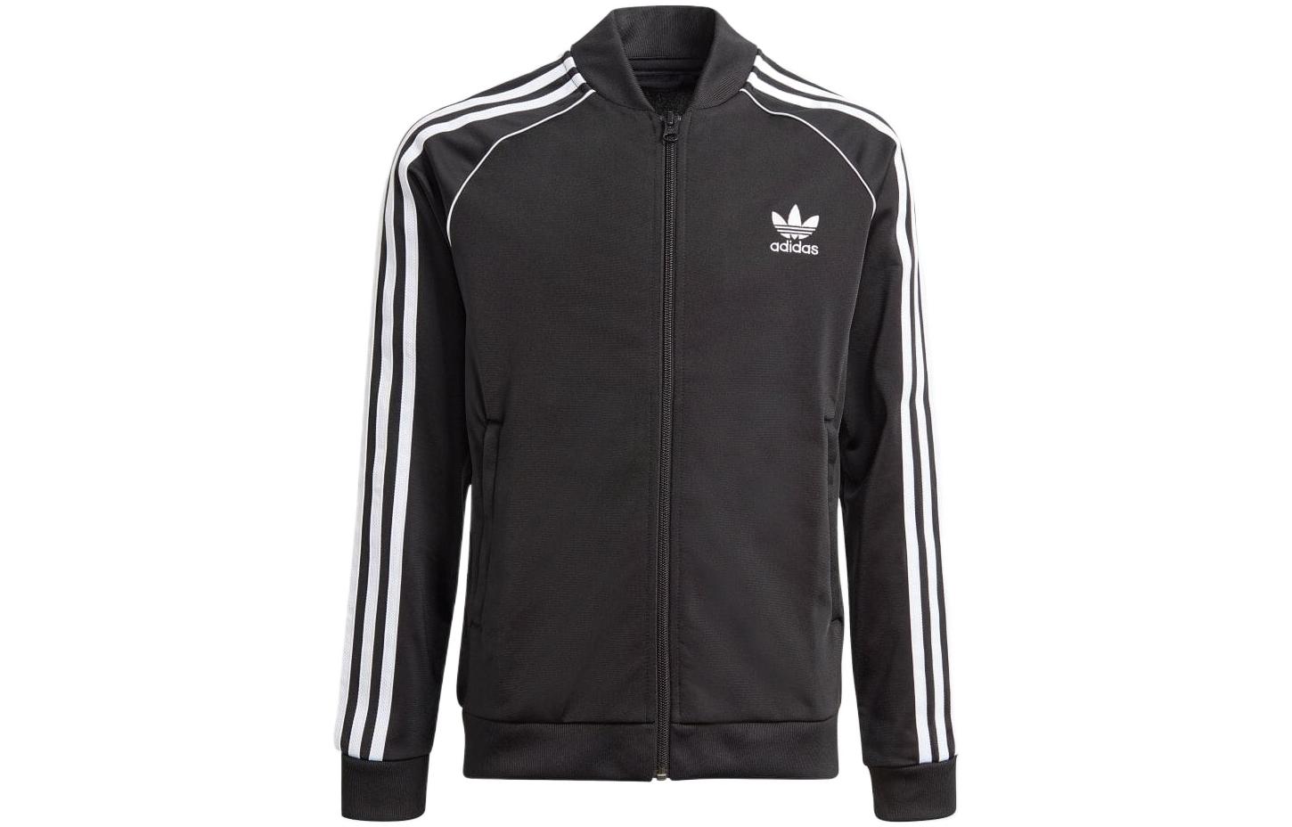 Мужская куртка adidas originals adicolor sst track (черный)