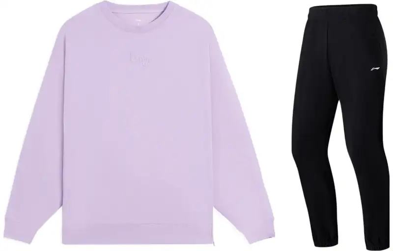 Li Ning Casual Suits Women's Crew Neck Moderate Other