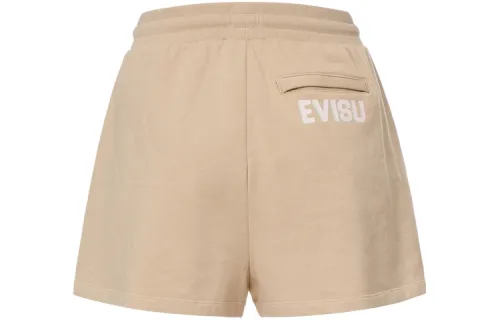 EVISU Sports Shorts Women's Moderate Knitted Shorts