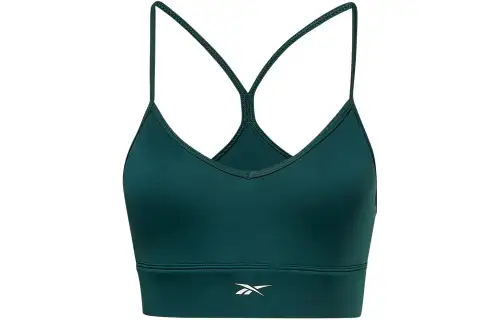 Reebok WOR Tri Back Bra Pad Sports Underwear Women's Forest Green