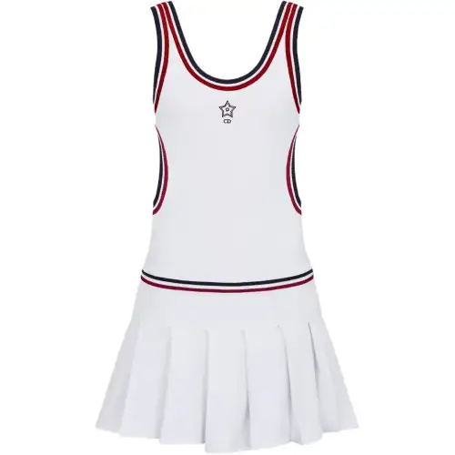 DIOR Vibe Sleeveless Dress Women's White