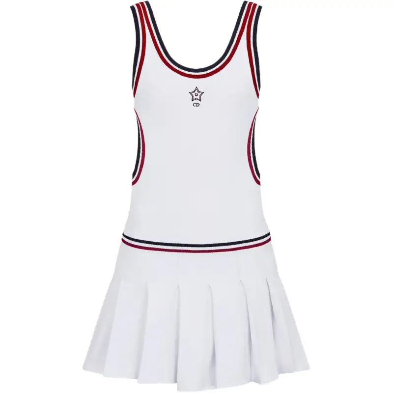 DIOR Vibe Sleeveless Dress Women's White