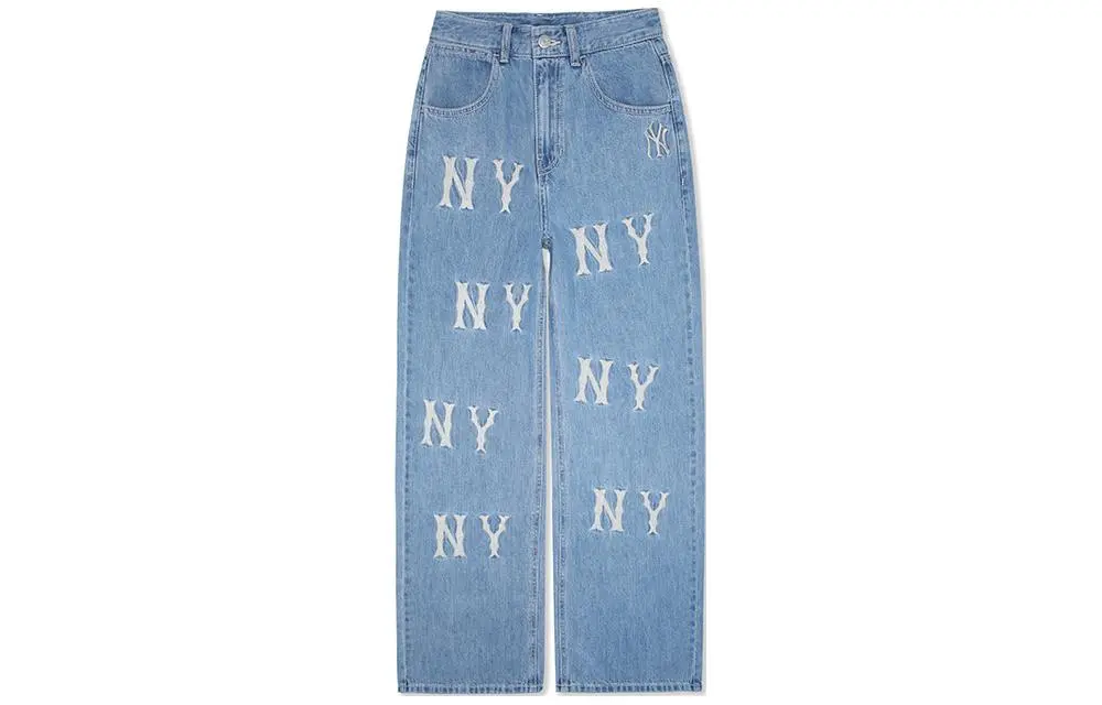 MLB New York Yankees SS24 Jeans Women's Light Blue