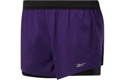 Reebok Re 2 in 1 Short Sports Shorts Women's Purple