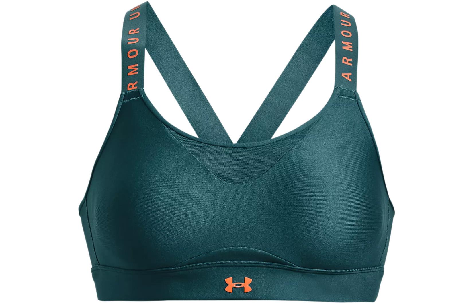 Женский спортивный топ Under Armour UA Infinity (темно-зеленый)