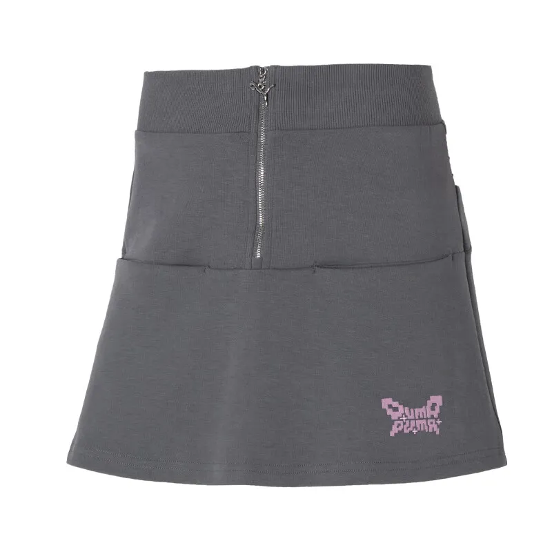 PUMA SS24 Casual Short Skirts Women's Gray