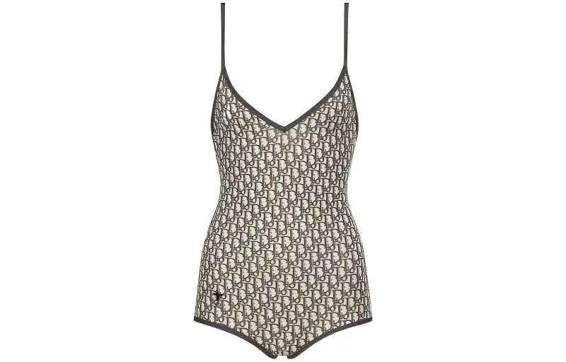 DIOR One piece Swimsuit Women's Gray