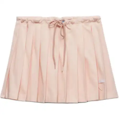 PRADA Piqué Pleated Mini skirt