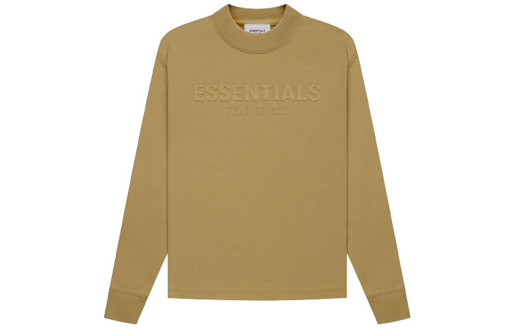 Лонгслив Fear Fear of God Essentials FW21TKids L/S Tee Amber (янтарный)