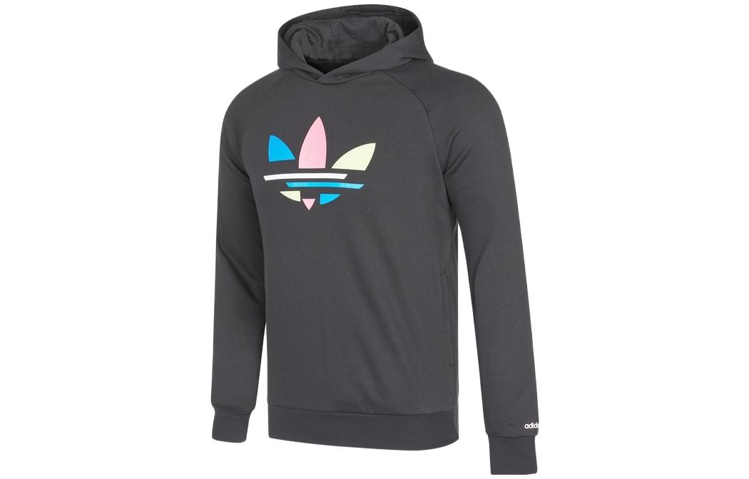 Мужское худи adidas originals Logo (серое)