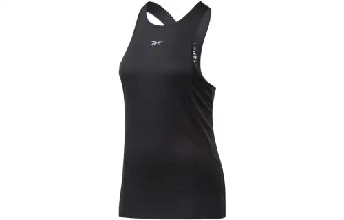Reebok Sleeveless Sports Shirts Women's Black Racerback