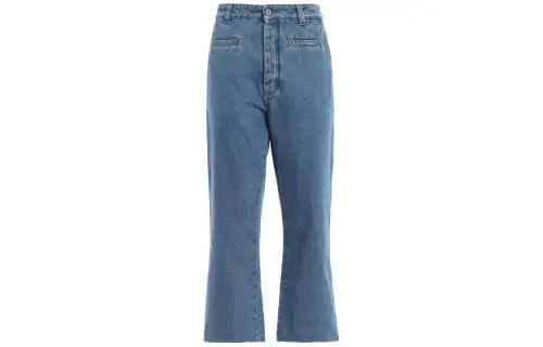 LOEWE Jeans Women's Blue Moderate Flared Pants