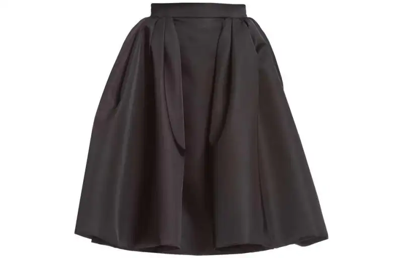 PRADA Casual Long Skirts Women's Black Moderate Short Other