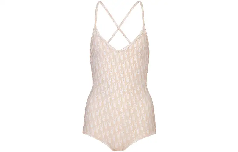 DIOR One piece Swimsuit Women's Gold
