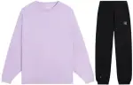 Li Ning Casual Suits Women's Crew Neck Thickened And Fleece Lined Other