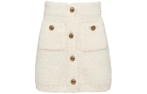 PRADA Casual Short Skirts Women's White Moderate Short Other