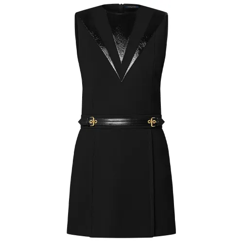 LOUIS VUITTON Belt Detail Fitted Dress