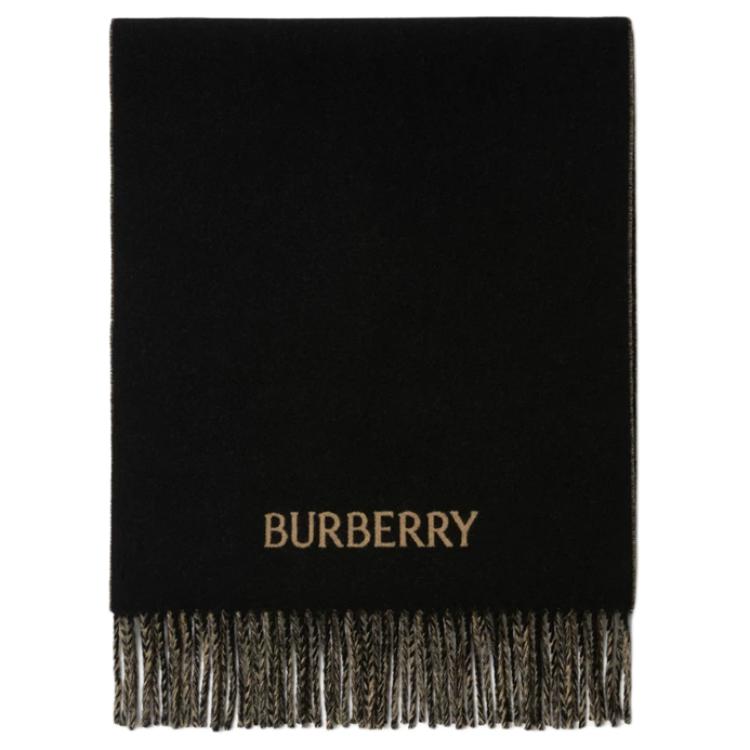 Шарф Burberry (черный) — фото 2