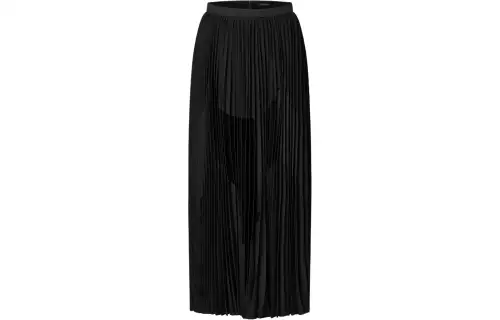 LOUIS VUITTON Abstract Insert Pleated Skirt