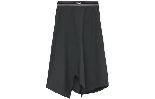 LOEWE Mid Rise Asymmetric Skirt