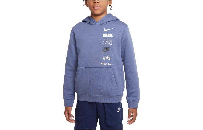 Мужское худи Nike SS23 Logo (темно-синее)