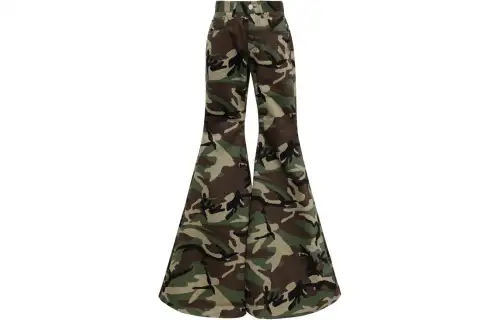 Vetements Camouflage Printed High-Waist Trousers